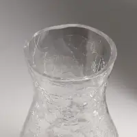 Ваза стекло настольная "Паутинка" грация, 19,5х10,5 см, прозрачный