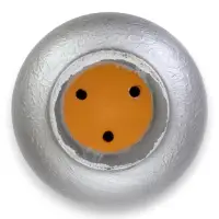 Горшок цветочный с поддоном 3 л, d18/h15,5 см серый керамика, "Перл" (М)