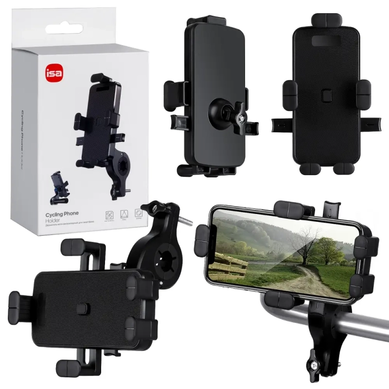 Держатель для велосипеда BH-01 черный ISA