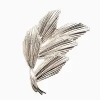 Брошь "Колоски", цвет серебро