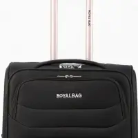 Чемодан 28", Текст, 47*29*77, отд на молнии, 2 нар/карм, увелич, код замок, 4 колеса, черный   10872