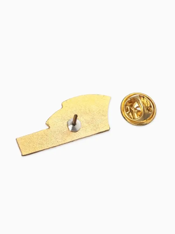 Значок "Россия", цветной в золоте