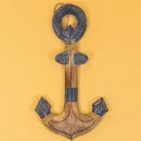 Декор интерьерный &laquo;Якорь&raquo;, 15&times;2&times;28 см, дерево