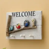 Вешалка WELCOME, 31&times;6.5&times;21 см, дерево албезия