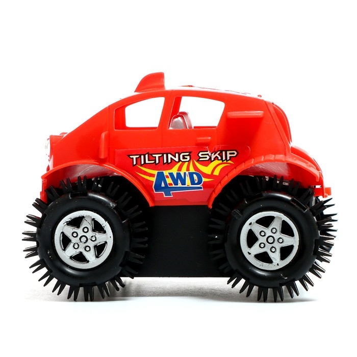 Машина-перевёртыш &laquo;Безумный гонщик&raquo;, работает от батареек, световые эффекты, цвета МИКС