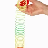 Funny toys Пружинка радуга "Новый год", цвета МИКС, d.-5см