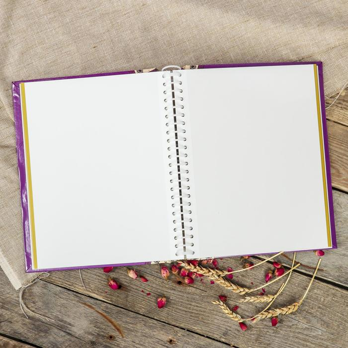 Фотоальбом магнитный 30 листов "Орнамент" 23x28см МИКС