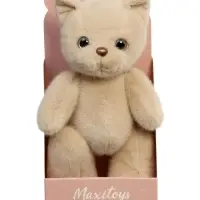 Мягкая игрушка "Котик", бежевый, 20 см MT-250403-20