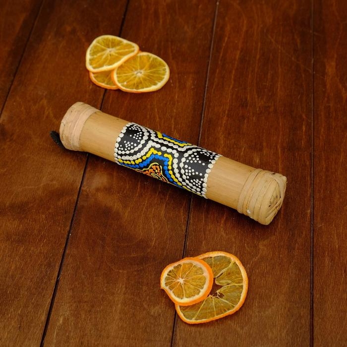 Сувенирный музыкальный инструмент "Посох дождя" 20 см МИКС