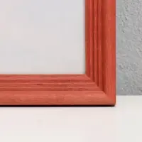 Фоторамка дерево "Image Art" С18 21х30 см,(пластиковый экран), красное дерево