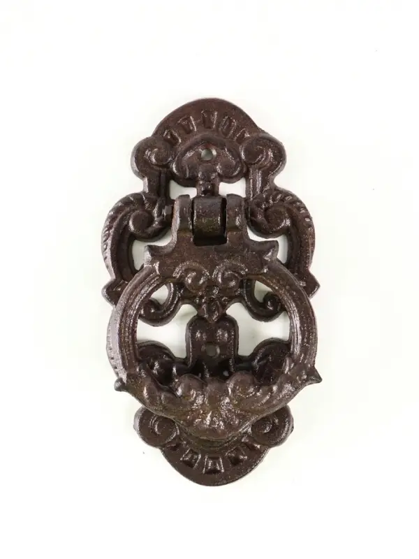 Ручка дверная чугун "Цветочная" 9,5х3,5х17,5 см