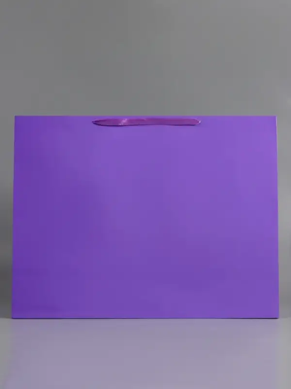 Пакет ламинированный горизонтальный "Пурпурный", XXL  61 х 46 х 20 см