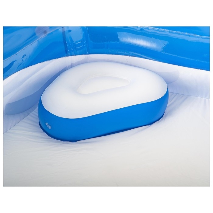 Бассейн надувной Bestway, 213&times;206&times;69 см, с сиденьями и подголовниками, от 6 лет, 54153