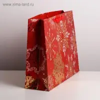 Пакет подарочный новогодний ламинированный &laquo;Новгоднее великолепие&raquo;, L 40 х 31 х 11.5 см