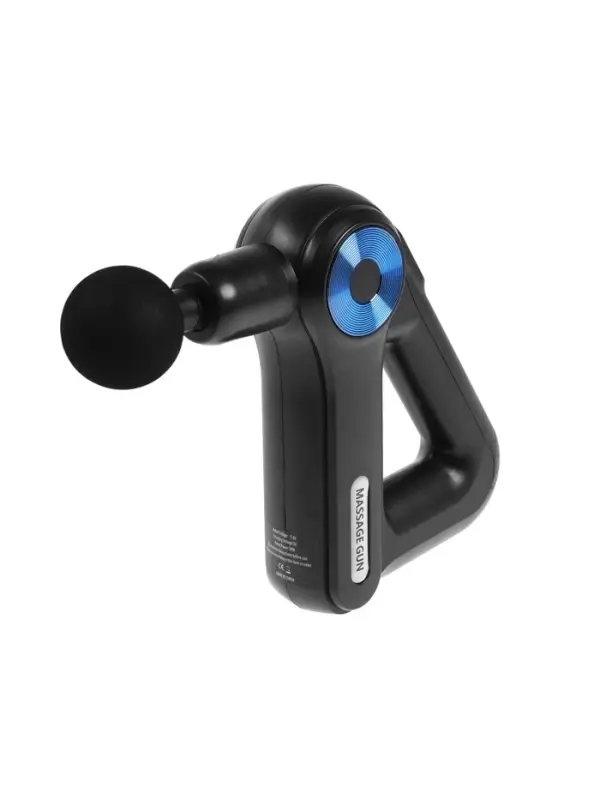 Массажёр для тела LEM-11, перкуссионный, 9 насадок, 9  режимов, черный