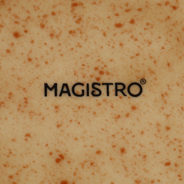 Блюдо сервировочное фарфоровое Magistro Stone, 24,5&times;11,5&times;2,5 см
