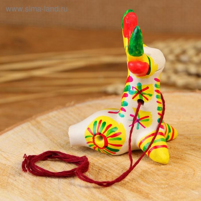 Филимоновская игрушка - свисток &laquo;Олень&raquo;