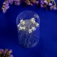 Шпилька для волос &laquo;Декор мини&raquo;, ромашка, серебро