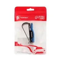 Держатель для очков TORSO, зажим, синий