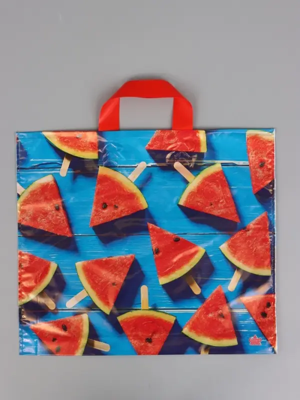 Пакет подарочный Арбузное настроение 34 х 40 см 70 мкм