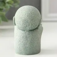 Подсвечник песчаник "Маленький монах" d=4 см 6х9х8,5 см