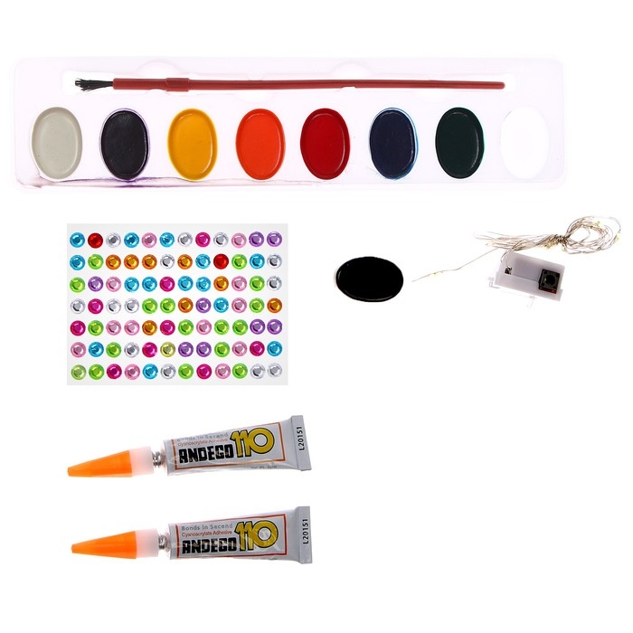 Набор для творчества: создай ночник из дерева и раскраска из пластика &laquo;Динозавры&raquo;