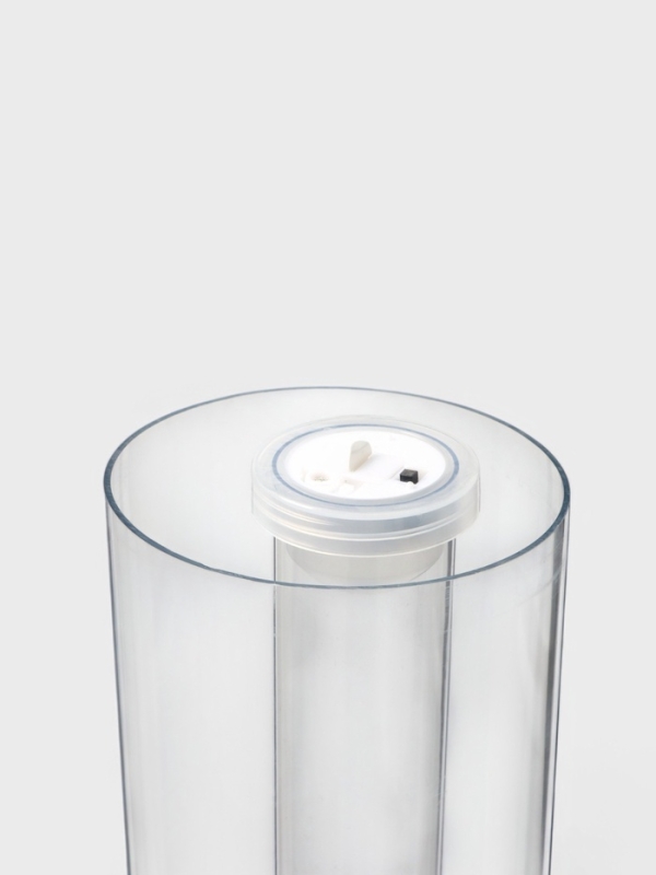 Башня пивная TowerRocket, 3 л, ёмкость для льда, подсветка, пластик, голубая