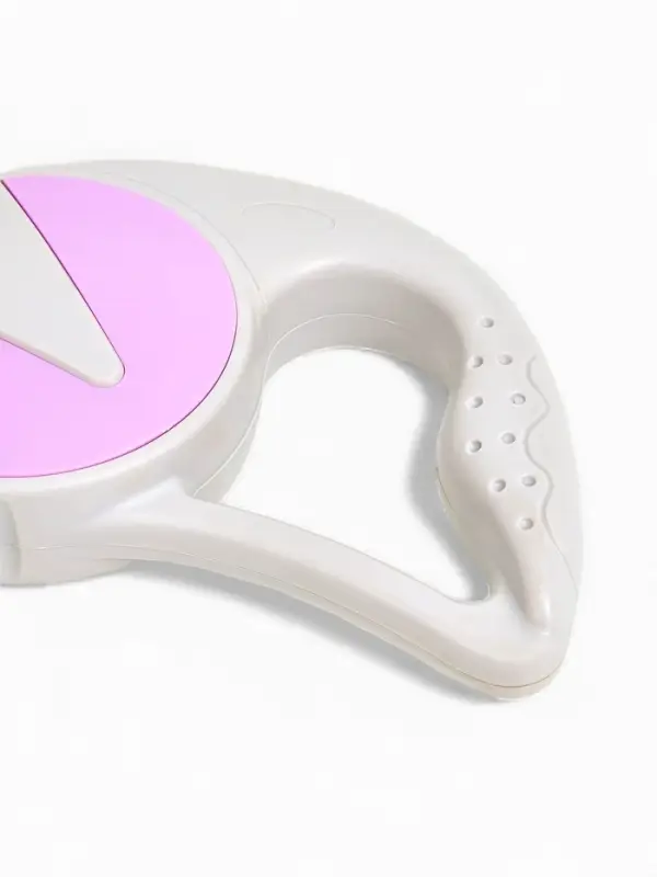 Рулетка - поводок для собак, лента 3 м, серая/сиреневая