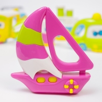 Набор погремушек &laquo;Розовый слон. Машинки&raquo;, 6 шт., подарочная упаковка