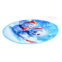 Ледянка мягкая, детская &laquo;Снеговик&raquo;, диаметр 35 см