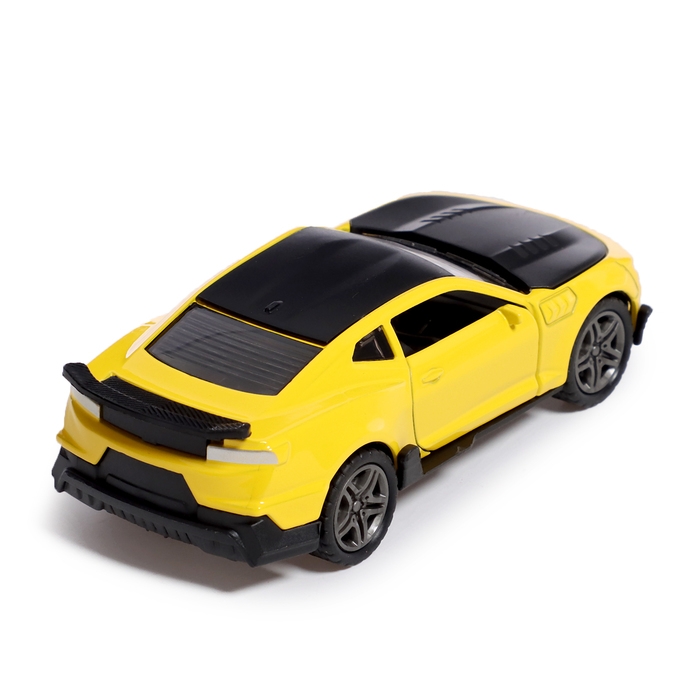 Машина металлическая &laquo;Ночные гонки&raquo;, инерционная, 1:32, открываются двери, звуковые и световые эффекты, цвет жёлтый