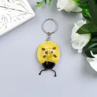 Фонарик брелок для ключей на кольце &laquo;Божья коровка&raquo;, МИКС