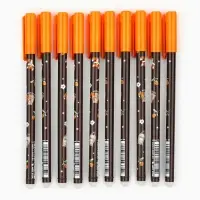 Ручка пиши-стирай с колпачком &laquo;Медвежонок и лисёнок&raquo;, синяя паста, гелевая 0.5 мм