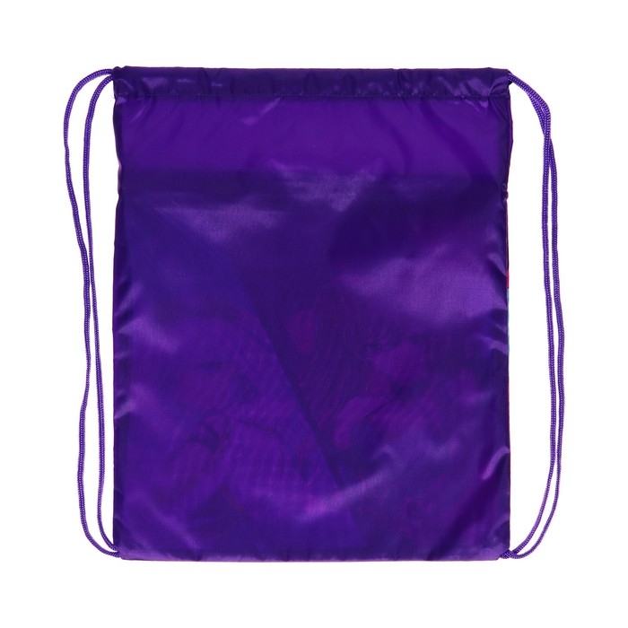 Мешок для обуви с карманом 420 х 340 мм, Calligrata МСО-7С, (мягкий полиэстер, плотность 210D) "Аниме"