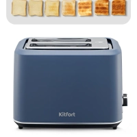 Тостер для хлеба с поддоном для крошек КТ-6874 - 920-1080 Вт