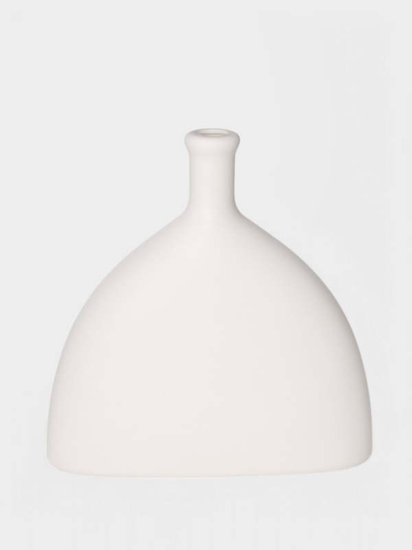 Ваза для цветов "Extension" 18,7х6,8х19,5 см, цвет белый