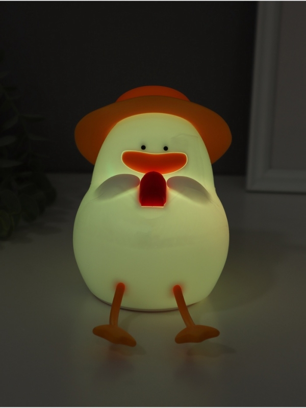 Ночник антистресс "Утка в отпуске" 2Вт LED RGB USB 10х8,5х14,5см