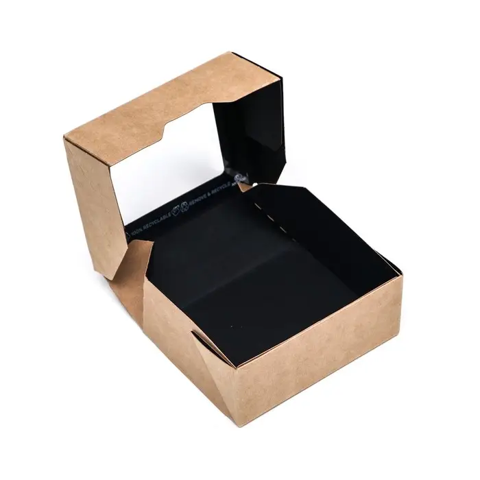 Контейнер на вынос, чёрный вельвет, 10&times;8&times;4 см, 350 мл