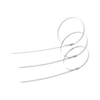 Стяжки из нержавеющей стали ТУНДРА, 4.6x400 мм, 100 шт.