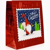 Набор подарочных пакетов &laquo;Новый год&raquo;, 2 шт,  25,4 &times; 30,5 &times; 12,7 см
