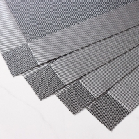 Салфетки сервировочные на стол Доляна &laquo;Шахматы&raquo;, 45&times;30 см, 4 шт, цвет чёрный