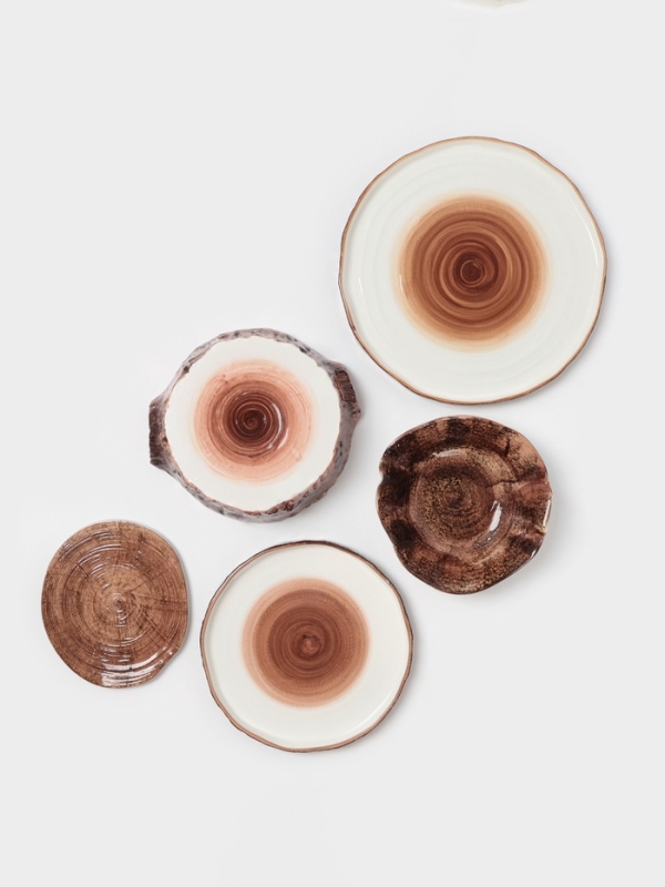 Тарелка глубокая Magistro "Wood" 18см 18,2х4,2 см