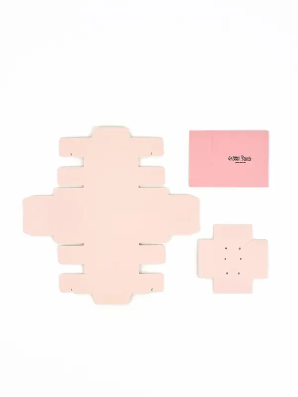 Коробка под бижутерию &laquo;Розово-бежевая&raquo;, 7.5 х 7.5 х 3 см