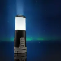 Кемпинговый фонарь Fyrtorn, серый с черным