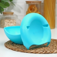 Тарелка пластиковая для семечек и орехов &laquo;Плэтэр&raquo;, 20&times;11 см, с подставкой для телефона, цвет МИКС