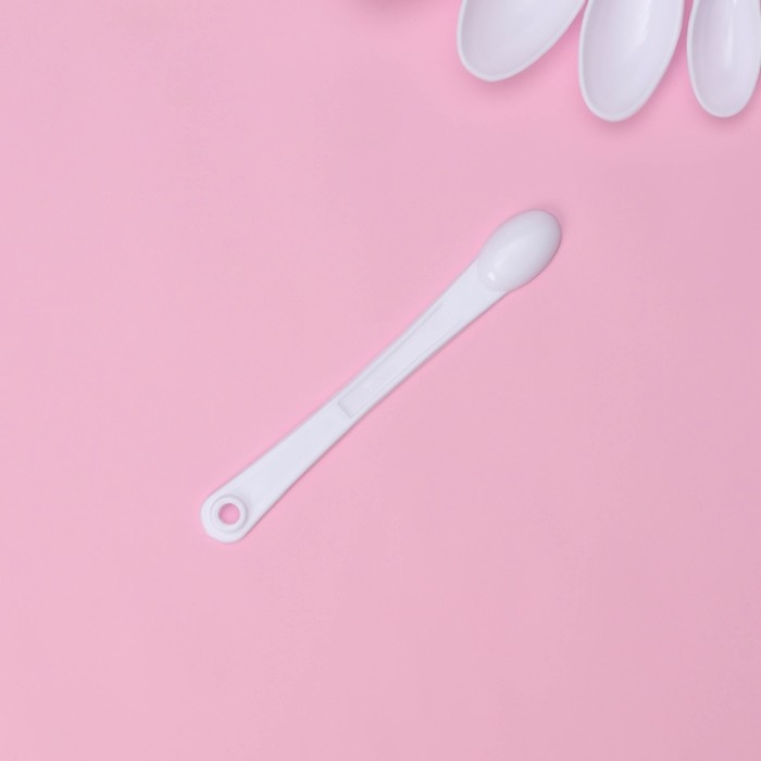 Набор мерных ложек Доляна, 11 шт: 30/60/80/125/250 мл, 0,6/1,2/2,5/5/7,5/15 мл, цвет белый