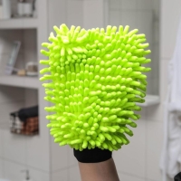 Варежка для уборки для сложных загрязнений Raccoon, 22&times;15 см, микрофибра букли двухсторонняя