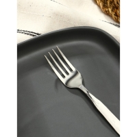 Вилка столовая детская &laquo;Колобок&raquo;, h=15 см, толщина 1,5 мм, цвет серебряный