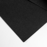 Фоамиран иранский 0,8-1 мм (чёрный/195) 60х70 см