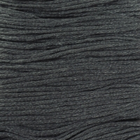 Набор ниток мулине №413, 8 &plusmn; 1 м, 6 шт, цвет тёмно-серый